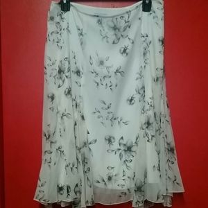 SILK ANN TAYLOR LOFT SIZE 10